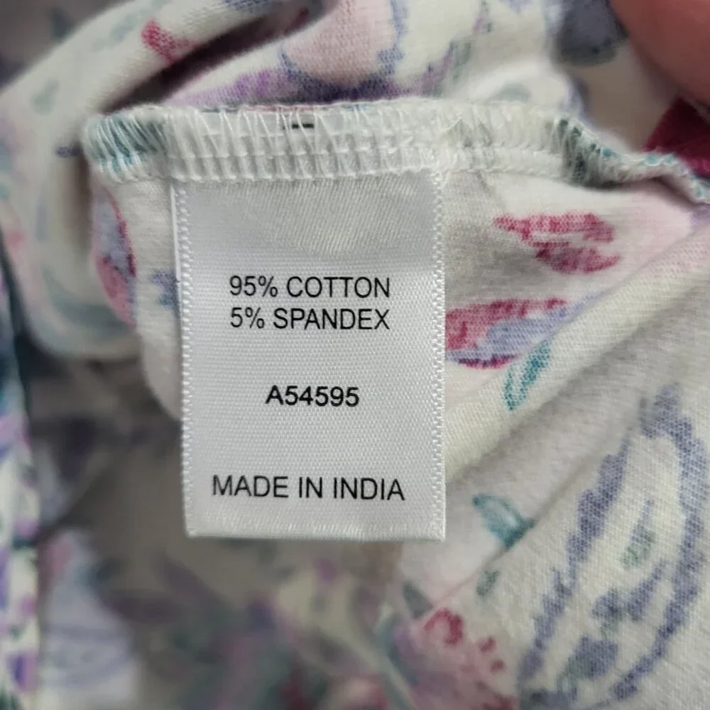 Appleseed's Women's 2XL Long Sleeve Shirt Floral Print Cottagecore Mature - Picture 6 of 6